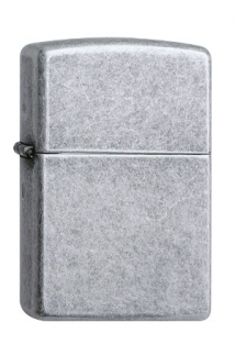 Zippo regular Antique Silver